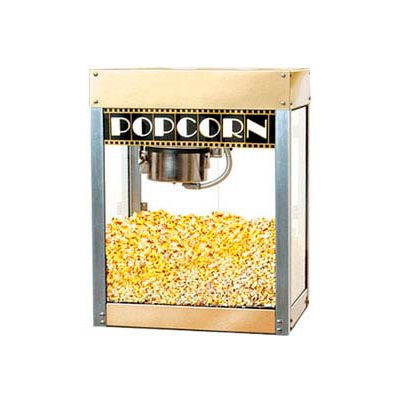 BenchMark USA 11048 Premier Popcorn Machine 4 oz Gold/Silver 120V 930W
