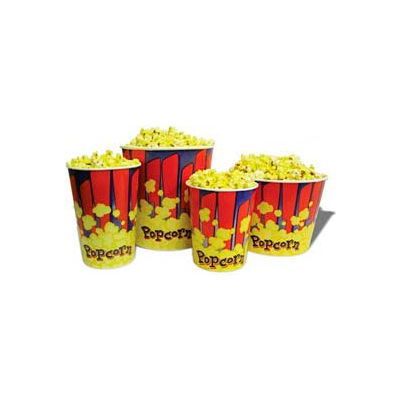 BenchMark USA 41430 Popcorn Buckets 130 oz 50/Tubs