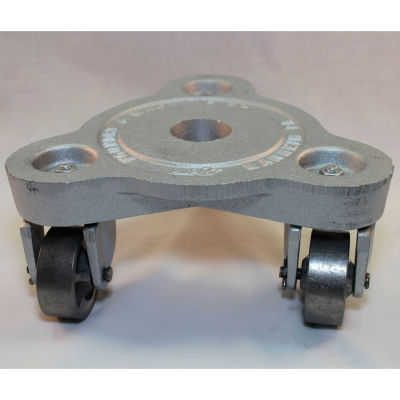 Bond® Cast Iron Triangular Dolly 2076 - Semi Steel Wheels - 525 Lb. Capacity