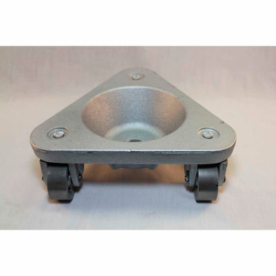Bond® Cast Iron Triangular Cup Dolly 2127 - Semi Steel Wheels - 450 Lb. Capacity