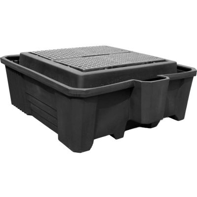 ENPAC® Black Diamond IBC Containment Pallet 5469-BD with No Drain - 3000 Lb. Capacity