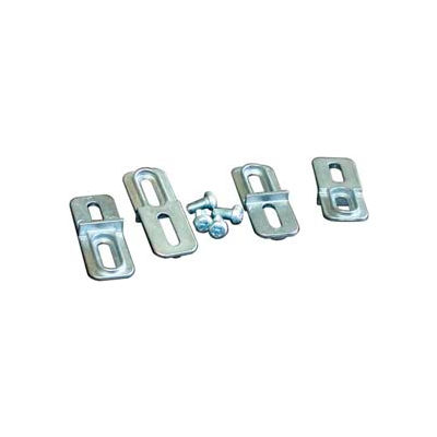 Bud Anx-1390-B Die Cast Mounting Bracket Kit Black - Min Qty 15