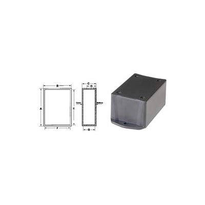 Bud Cu-1935-Mb Utilibox Style L 3.11" L X 3.10" W X .95" H - Min Qty 15