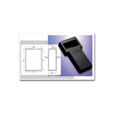 Bud Hh-3421 Hand-Held Grabber Style B 9.33" L X 5.16" D X 1.71" H Wth Lcd Cutout - Min Qty 6