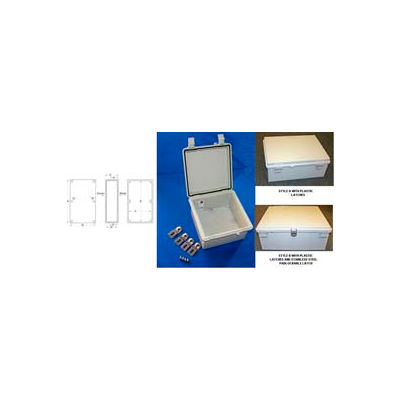 Bud NBF-32146 UL/NEMA/IEC NBF Series Style B Indoor Bx W/ Solid Door 27.55" L x 19.68" D x 9.84" H