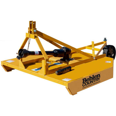 Behlen Country 5' Medium Duty Taper Back Rotary Cutter Implement 80110050 40HP Shear Bolt