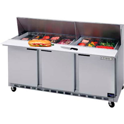 Food Prep Tables SPE72 Elite Series Mega Top, 72"W - SPE72HC-12M