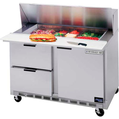 Food Prep Tables SPED48 Elite Series Standard Top w/ Drawers, 48"W - SPED48HC-12-2