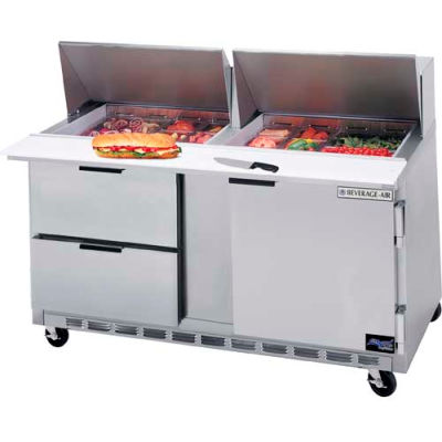 Food Prep Tables SPED60 Elite Series Mega Top w/ Drawers, 60"W - SPED60HC-24M-2