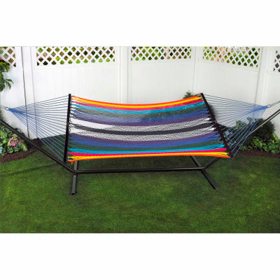 Bliss Classic Cotton Rope Hammock, 2 Person, Multicolor
