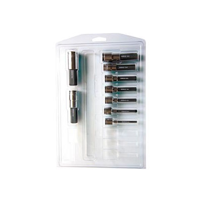 Bondhus 43298 ProHold 2" Hex Bits w/ Sockets, Set 9 (4 - 17mm)