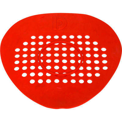 Big D Flat Urinal Screen - Cerise (Cherry)/Red - 652