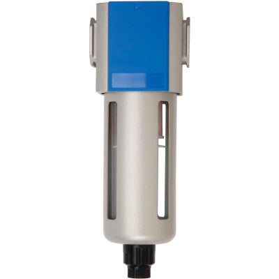 Bimba-Mead, Filter, MGF300-08-S, 1/4" NPT Ports, Semi-Automatic Drain, Polycarbonate Bowl