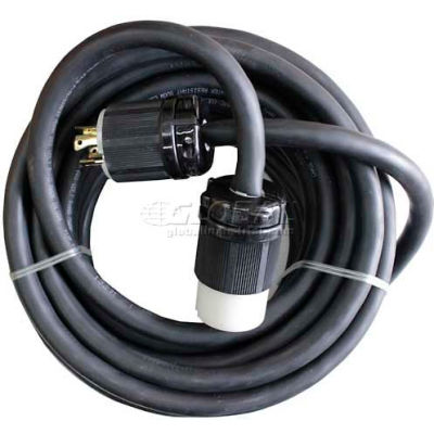 WerkMaster™ Ext Cord, 3 Phase, 10/4, 250V, 30A, Nonmarking Cable, 540-0034-00, 1 Pack