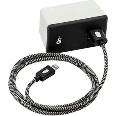 BT Saphire PwrMate Dual Port Wall Charger with Lightning Cable