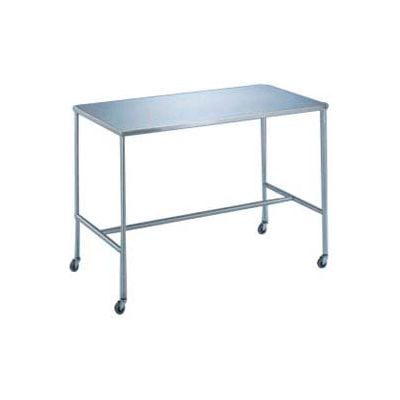 Blickman 3026SSH Sawyer Instrument Table with H-Brace, 30"L x 26"W x 34"H