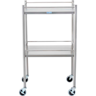 Blickman 7852SS Allen Two Shelf Utility Cart, 20"L x 16"W x 34"H