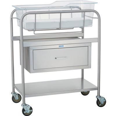 rolling bassinet with drawers