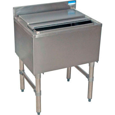 BK resources BKIB-4812-21S Stainless Steel Ice Bin, 48"Wx21-1/4"Dx32-1/2"H