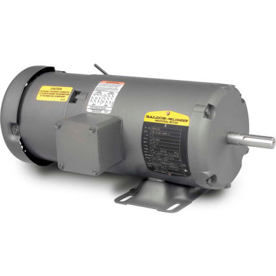 Baldor-Reliance Motor BM3539, .5HP, 1140RPM, 3PH, 60HZ, 56, 3418M, TEFC, F1, B