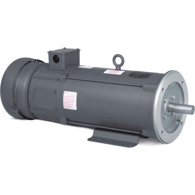 Baldor-Reliance Intergral Tach DC Motor, CDPT3605, 5 HP, 1750 RPM, TEFC, 1810ATC Frame