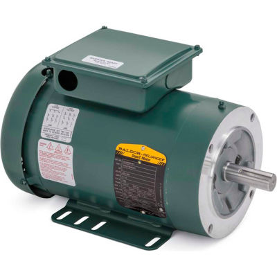 Baldor-Reliance Motor CEUHM3546T, 1HP, 1765RPM, 3PH, 60HZ, 143TYC, 3524M, TEFC, F