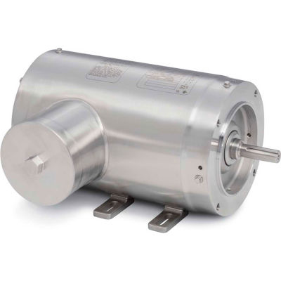 Baldor CFSWDM3546-5E, Food Safe, IP69, 1HP, 1760RPM, 3PH, 60HZ, 56C, 3522M, TENV, F1, N
