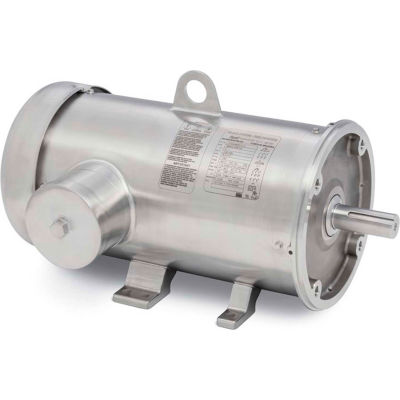 Baldor CFSWDM3611T-E, Food Safe, IP69, 3HP, 1760RPM, 3PH, 60HZ, 182TC, 3636M, TEFC, F1