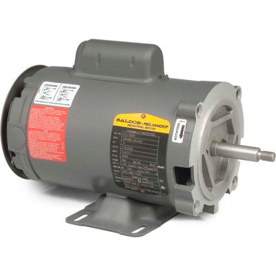 Baldor-Reliance Motor CJL1307A, .75HP, 1725RPM, 1PH, 60HZ, 56J, 3520L, OPEN, F1