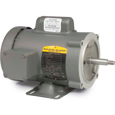 Baldor-Reliance Motor CJL3501A, .33HP, 1725RPM, 1PH, 60HZ, 56J, 3414L, TEFC, F1