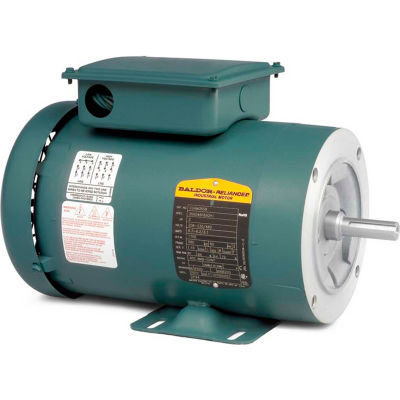 Baldor-Reliance Motor CUHL3518, .5HP, 1725RPM, 1PH, 60HZ, 56C, 3520L, TEFC, F3