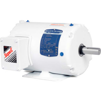 Baldor-Reliance Washdown Motor EWDM3546T, 3 Phase, 1 HP, 1745 RPM, 208-230/460 Volts, TENV, 143T FR