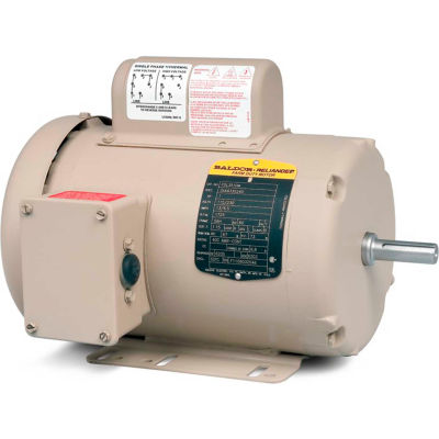 Baldor-Reliance Motor FDL3504M, .5HP, 1725RPM, 1PH, 60HZ, 56, 3421L, TEFC, F1, N