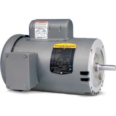 Baldor-Reliance Motor KL1200, .17HP, 1725RPM, 1PH, 60HZ, 56C, 3408L, OPEN, F1
