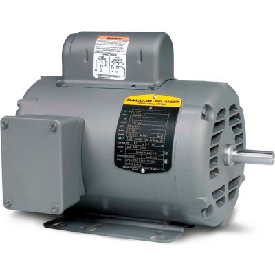 Baldor-Reliance Motor L1405T-50, 2HP, 1425RPM, 1PH, 50HZ, 182T, 3628L, OPEN, F1