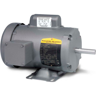 Baldor-Reliance Motor L3409, .5HP, 1725RPM, 1PH, 60HZ, 48, 3421L, TEFC, F1, N