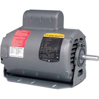 Baldor-Reliance Motor RL1323A, .5HP, 1725RPM, 1PH, 60HZ, 56, 3416L, OPEN, F1, N