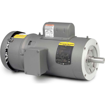 Baldor-Reliance Motor VBL3510, 1HP, 1725RPM, 1PH, 60HZ, 56C, 3524L, TEFC, F1, B