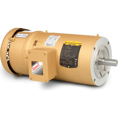 Baldor-Reliance Motor VEBM3546, 1HP, 1765RPM, 3PH, 60HZ, 56C, 3524M, TEFC, F1, B