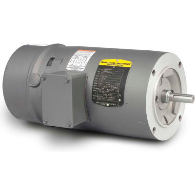 Baldor-Reliance Motor VEBNM3538, .5HP, 1750RPM, 3PH, 60HZ, 56C, 3516M, TENV, F1