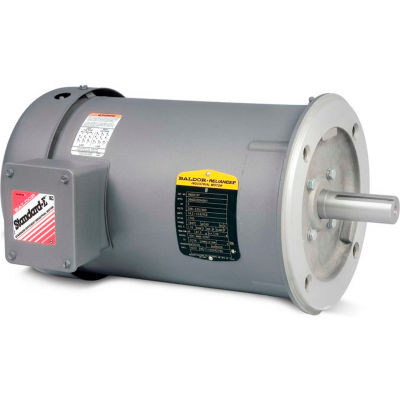 Baldor-Reliance Motor VM3541-5, .75HP, 3450RPM, 3PH, 60HZ, 56C, 3413M, TEFC, F1