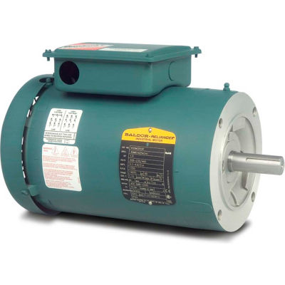 Baldor-Reliance Motor VUHM3538-5, .5HP, 1750RPM, 3PH, 60HZ, 56C, 3516M, TEFC, F3