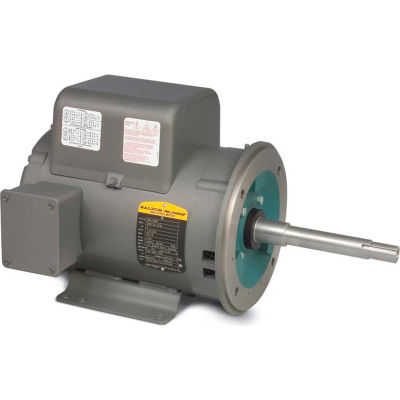 Baldor-Reliance Motor WCL1408T, 3HP, 1725RPM, 1PH, 60HZ, 184TCZ, 3634LC, OPEN