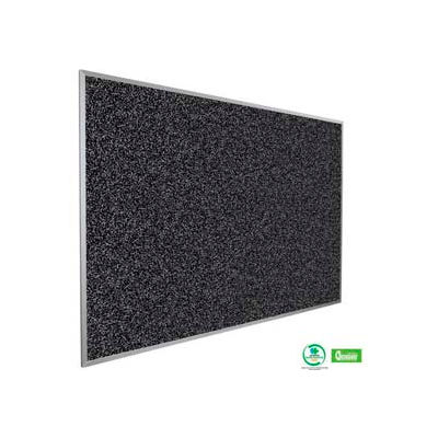 Balt® Rubber-Tak Tackboard with Aluminum Trim 72"W x 48"H Black
