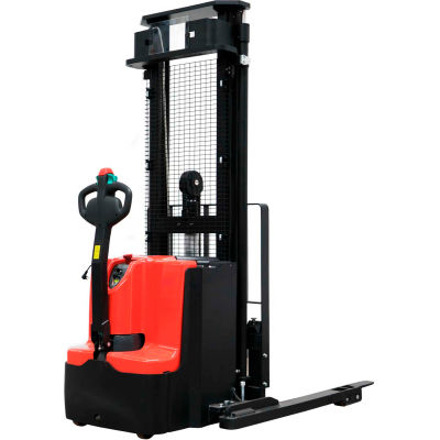 Ballymore Fully Powered Straddle Stacker Lift Truck BALLYPAL35TSL157 - 3500 Lb. Capacity - 157" Lift