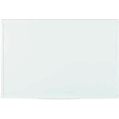 MasterVision Anti-Microbial Magnetic Steel Dry-Erase Board, 36"H X 48"W, White Aluminum Frame