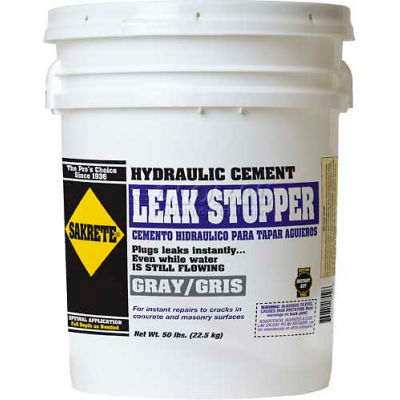 Sakrete® Leak Stopper Hydraulic Cement, 50 lb. Pail - 60200700