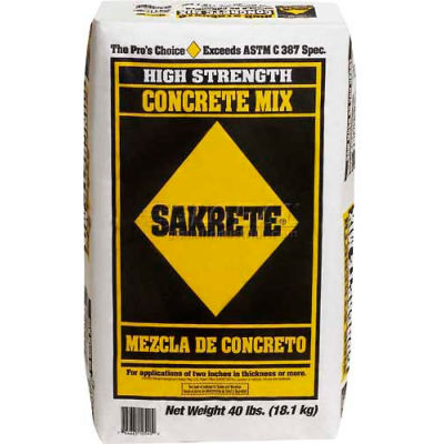 Sakrete® High Strength Concrete Mix, 60 Lb. Bag - 65200940 - Pkg Qty 56
