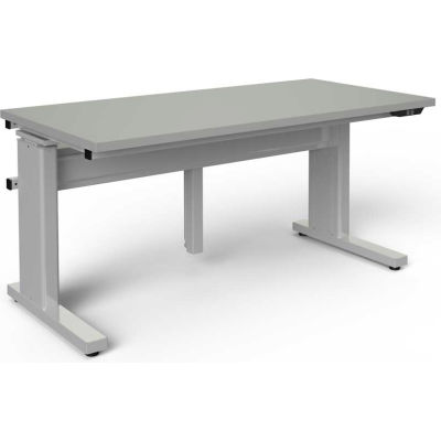 BOSTONtec PB3672-FA36G-3M3672, 72" W x 36" D Electric Height Adjustable Workstation