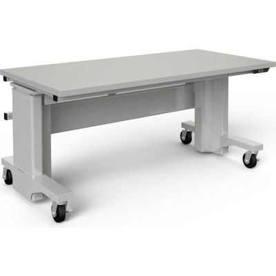 BOSTONtec PBH3072-FD30I-3M3072, 72" W x 30" D Heavy Duty Electric Height Adjustable Workstation